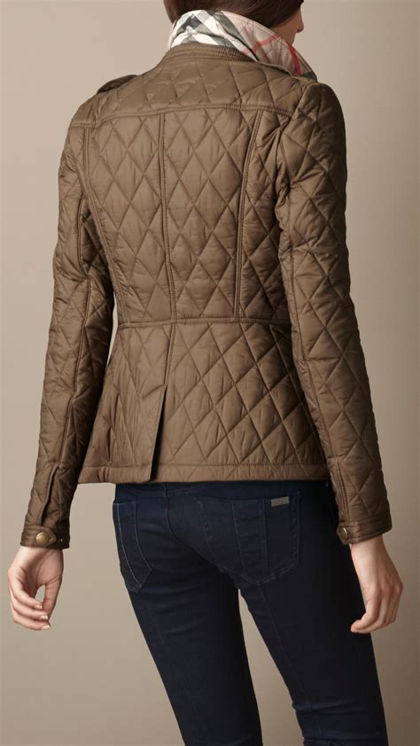 womens burberry fitted jackets|Burberry lightweight jacket women.